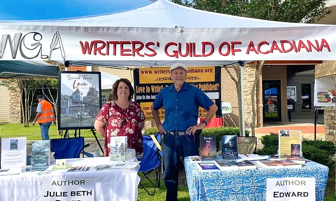WGA booth at farmer's market